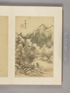 <<wang yuan qi shan shui ce>> by Wang Yuanqi