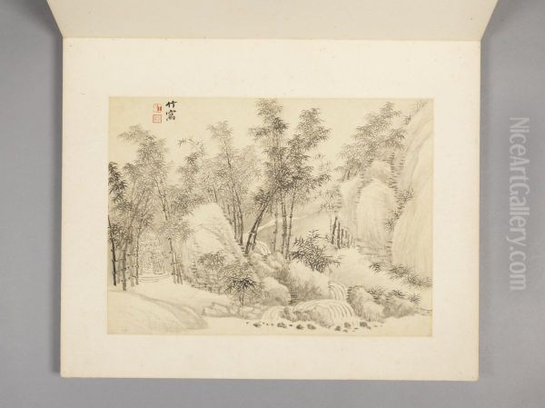 <<wang hui shan shui zhu shi ce>> - view 1