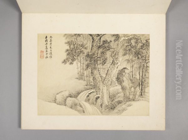 <<wang hui shan shui zhu shi ce>> - view 1