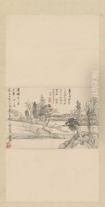 <<wang hui fang dong shan shui ce zhuang zhou>> by Wang Hui