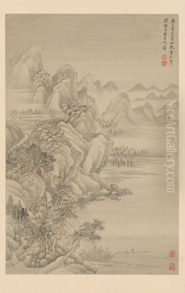 <<wang hui fang gu shan shui ce>> - view 1