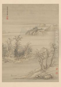 <<wang hui fang gu shan shui ce>> <<wang hui fang gu shan shui ce>>