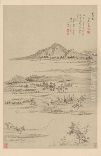 <<wang hui fang gu shan shui ce>> - view 1