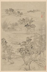 <<wang hui fang gu shan shui ce>> <<wang hui fang gu shan shui ce>>