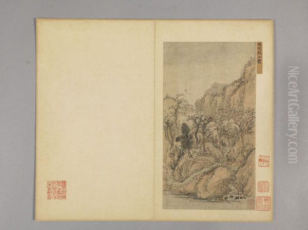<<wang hui fang gu shan shui ce>> - view 1