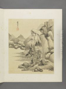 <<wang jian fang gu shan shui ce>> <<wang jian fang gu shan shui ce>>