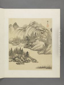 <<wang jian fang gu shan shui ce>> <<wang jian fang gu shan shui ce>>