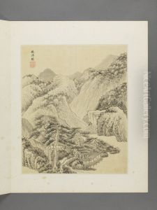 <<wang jian fang gu shan shui ce>> <<wang jian fang gu shan shui ce>>