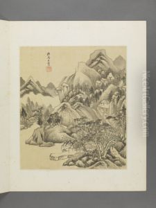 <<wang jian fang gu shan shui ce>> <<wang jian fang gu shan shui ce>>