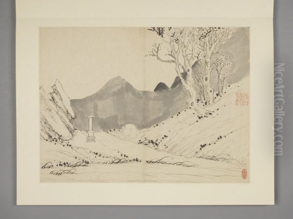 <<chen hao shan shui ce>> - view 1