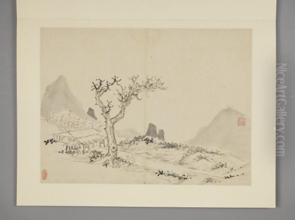 <<chen hao shan shui ce>> - view 1