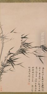 <<tang yin hua zhu tu zhou>> by Tang Yin