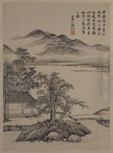 <<xiang sheng mo shan shui hua guo ce>> by Xiang Shengmo