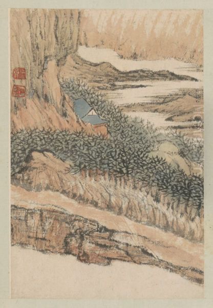 <<yuan ji shan shui tu ce>> - view 1