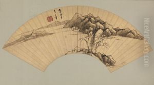<<dong qi chang fang ni shan shui shan>> by Dong Qichang