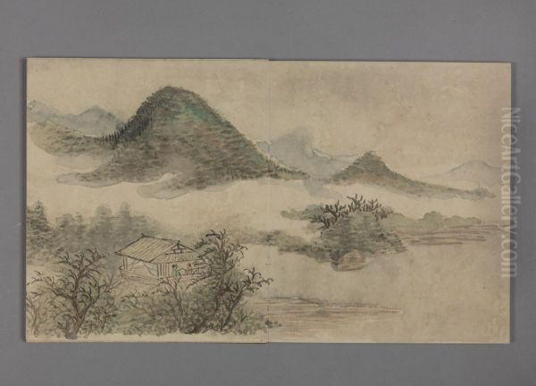 <<dong gao si jing shan shui tu ce>> - view 1