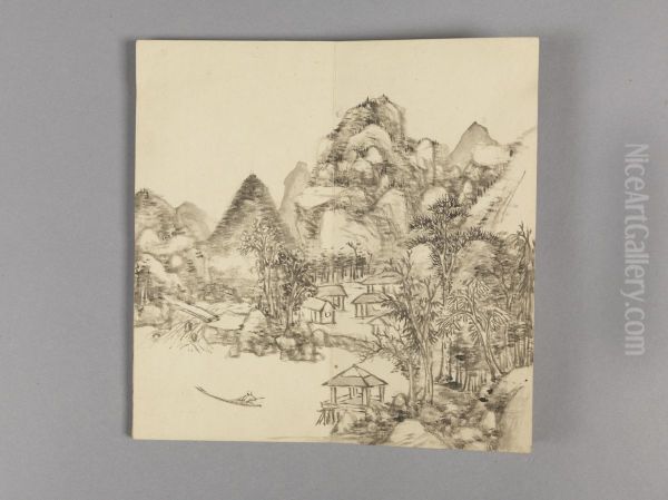 <<dong gao fang song yuan shan shui ce>> - view 1
