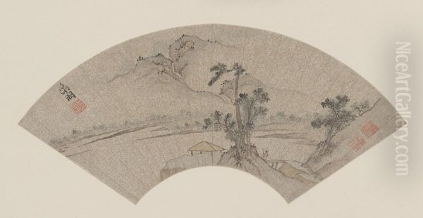 <<wen zheng ming shan shui shan>> - view 1