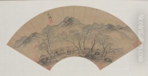 <<wen zheng ming tao liu chun yan shan ye>> by Wen Zhengming