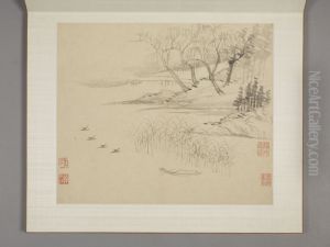 <<yun shou ping shan shui hua hui ce>> by Yun Shouping