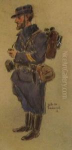 Sans Titre [soldat Au Repos] by Jules Marie Canneel
