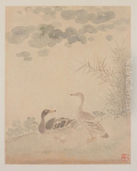 <<yun shou ping hua niao ce>> - view 1