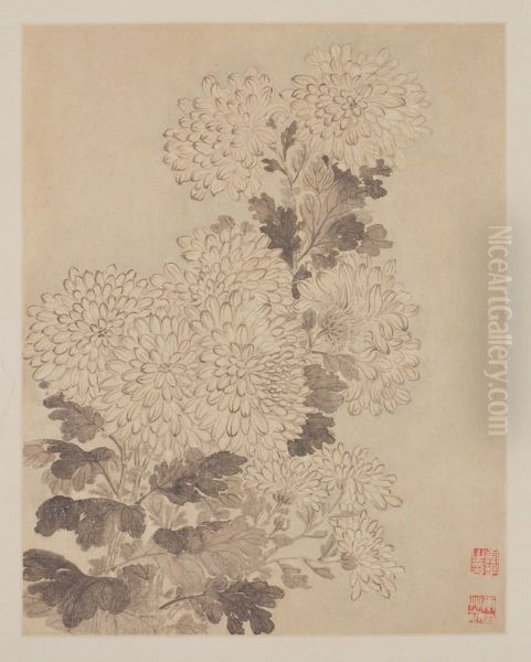 <<yun shou ping hua niao ce>> - view 1