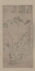 <<wen zheng ming luo mu kong jiang zhou>> by Wen Zhengming