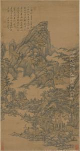 <<wang yuan qi fang huang da chi shan shui zhou>> by Wang Yuanqi
