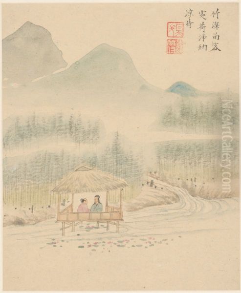 <<chen hao shan shui ce>> - view 1