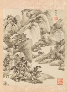 <<wang jian fang song yuan shan shui ce>> by Wang Jian