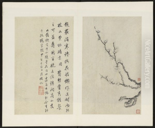 <<jin jun ming mei hua tu ce>> - view 1