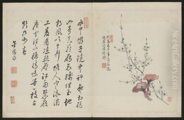 <<jin jun ming mei hua tu ce>> - view 1