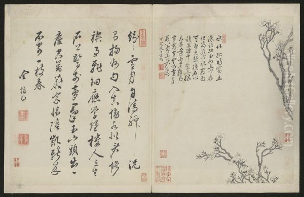 <<jin jun ming mei hua tu ce>> - view 1