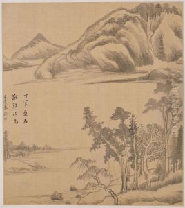 <<dong qi chang shan shui tu ce>> by Dong Qichang