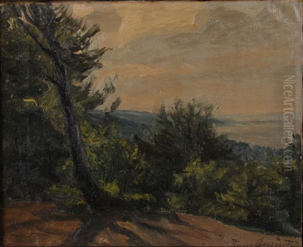 Landscape. (29 x 35 cm). - view 1