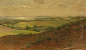 Landscape. (72 x 126 cm). Landscape. (72 x 126 cm).