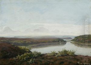 Landscape from Flynderso near Skive.