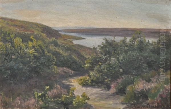 Landscape with a river. - view 1