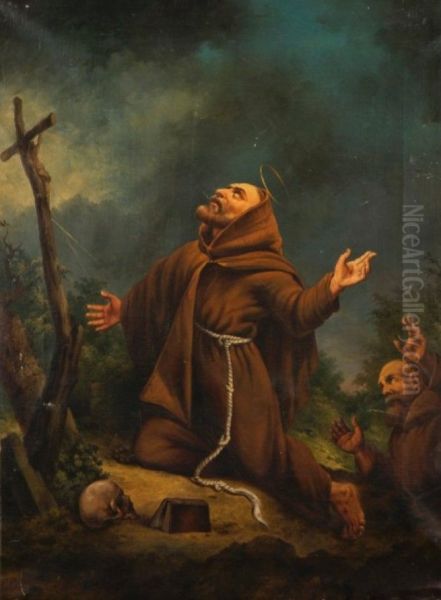 Saint Francis receiving the stigmata - view 1