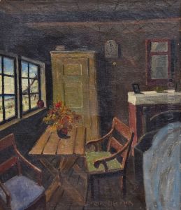 Almue interior. (60 x 52 cm) by Christian Aigens