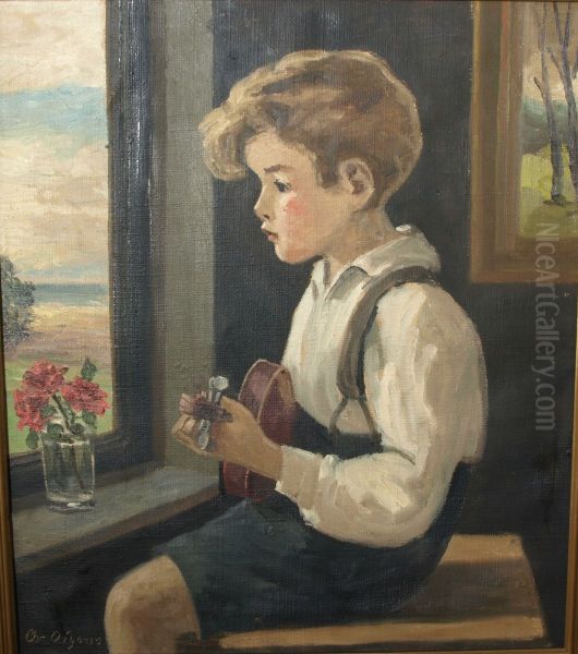 Dreng med violin. - view 1