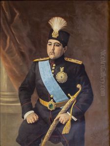 Portrait of Ahmad Shah Qajar