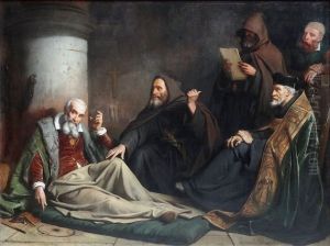 Galilee avant son abjuration by Claudius Jacquand