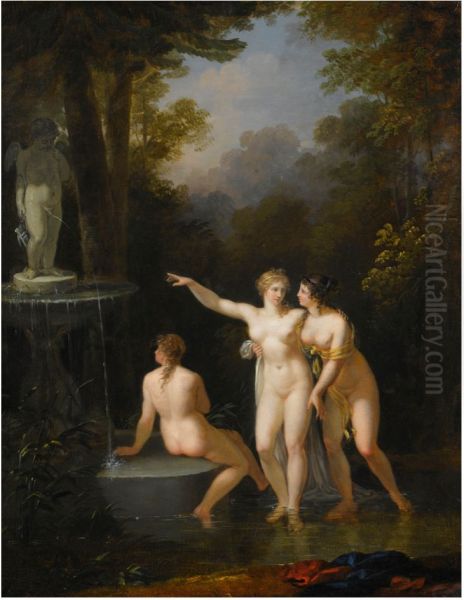 Nymphs Bathing - view 1