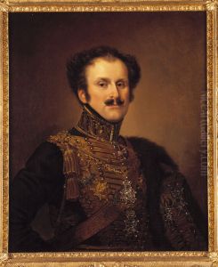 Portratt, man by Olof Johan Sodermark