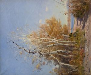 Winter in Provence, near Avignon by Paul Sain