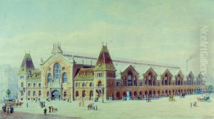 The Building of Grand Market Hall in Budapest The Building of Grand Market Hall in Budapest
