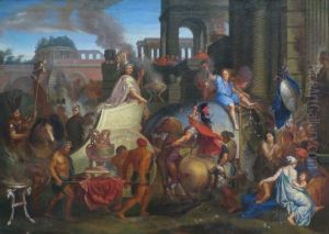 le Triomphe d'Alexandre : Entree d'Alexandre dans Babylone