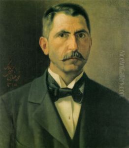Self-portrait of Kamal-ol-molk